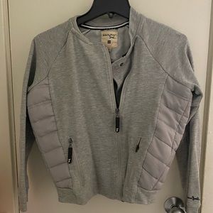 Gray Zipper Jacket Medium